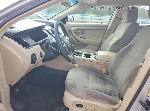 1FAHP2D84HG123013 2017 FORD TAURUS Silver Вид салону спереду