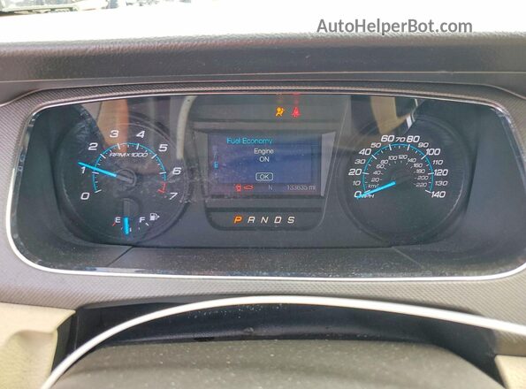 1FAHP2D84HG123013 2017 FORD TAURUS Silver Вид щитка приладів