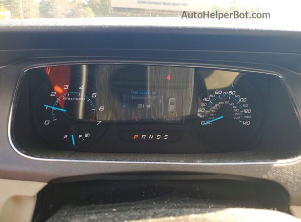 1FAHP2D87HG138699 2017 FORD TAURUS Белый Вид щитка приборов