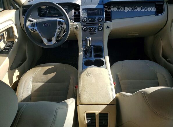 1FAHP2D87HG138699 2017 FORD TAURUS Белый Вид панели приборов