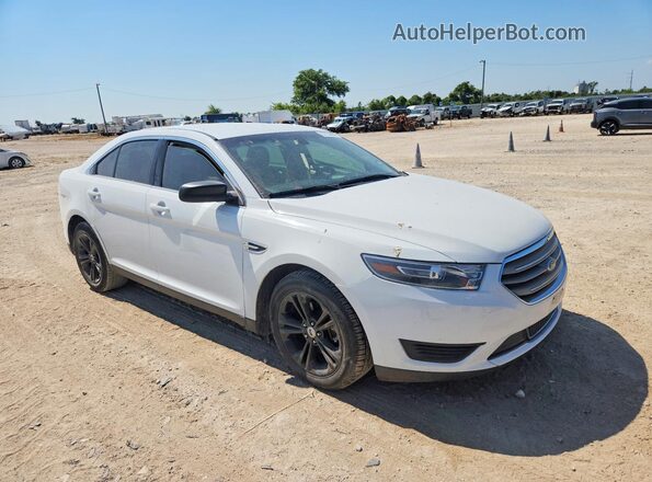 1FAHP2D87JG133296 2018 FORD TAURUS White Przód prawy
