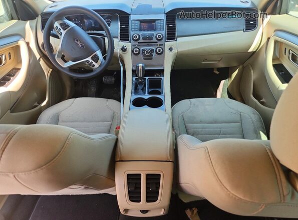 1FAHP2D87JG133296 2018 FORD TAURUS White Widok deski rozdzielczej