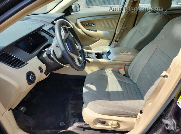 1FAHP2D88GG109890 2016 FORD TAURUS Black Front interior view