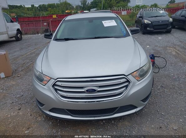1FAHP2D8XJG118159 2018 FORD TAURUS Silver Instrument cluster view