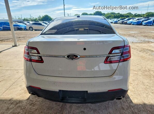 1FAHP2D8XKG106935 2019 FORD TAURUS White უკანა ხედი