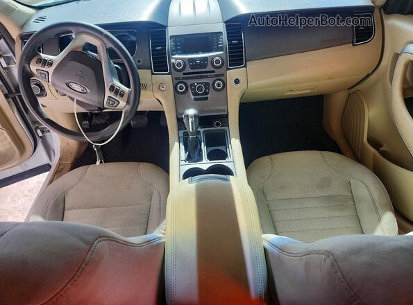 1FAHP2D8XKG106935 2019 FORD TAURUS White წინა პანელის ხედი