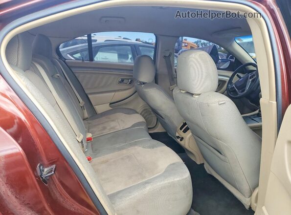 1FAHP2E80GG100115 2016 FORD TAURUS Brown Հետևի նստատեղերի տեսք
