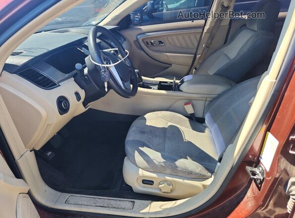 1FAHP2E80GG100115 2016 FORD TAURUS Brown Սալոնի դիմացի տեսք