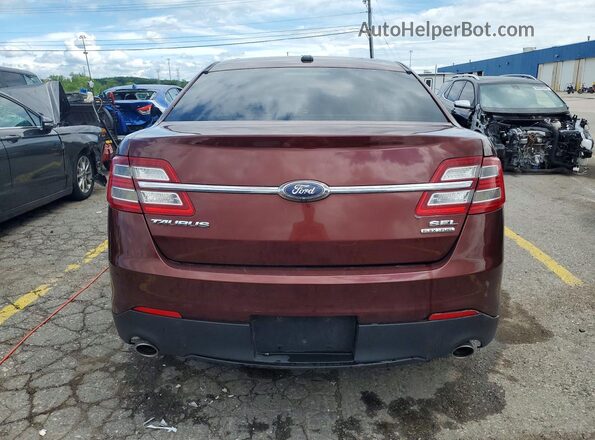 1FAHP2E80GG100115 2016 FORD TAURUS Brown Հետևի տեսք