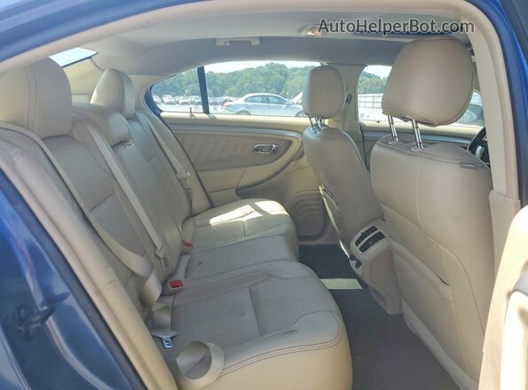 1FAHP2E80JG127595 2018 FORD TAURUS Blue Vista de los asientos traseros
