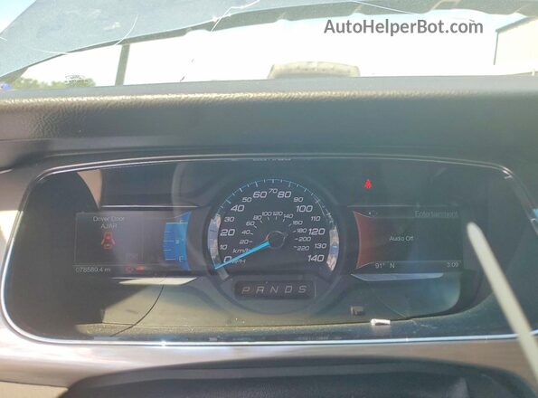 1FAHP2E80JG127595 2018 FORD TAURUS Blue Vista del cuadro de instrumentos