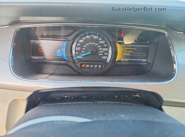 1FAHP2E89HG112054 2017 FORD TAURUS Gold ხელსაწყოთა პანელის ხედი