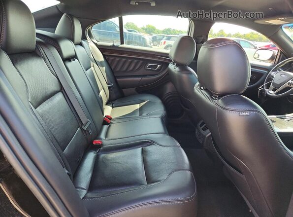 1FAHP2F80JG124985 2018 FORD TAURUS Black Widok tylnych siedzeń