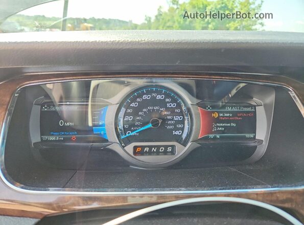 1FAHP2F80JG124985 2018 FORD TAURUS Black Widok zestawu wskaźników