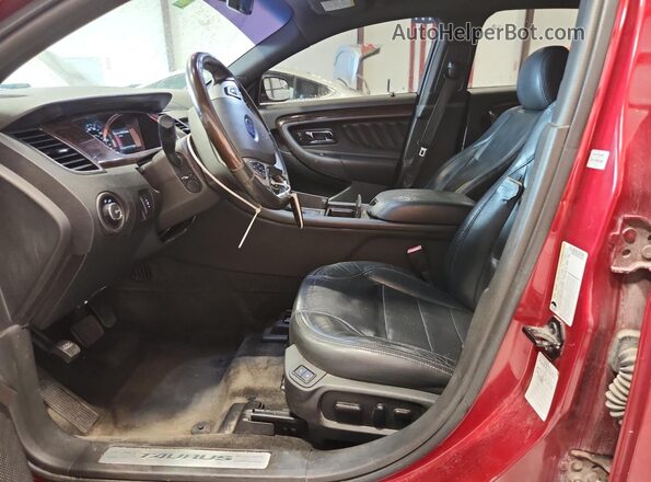 1FAHP2F82GG114046 2016 FORD TAURUS Red Вид салону спереду