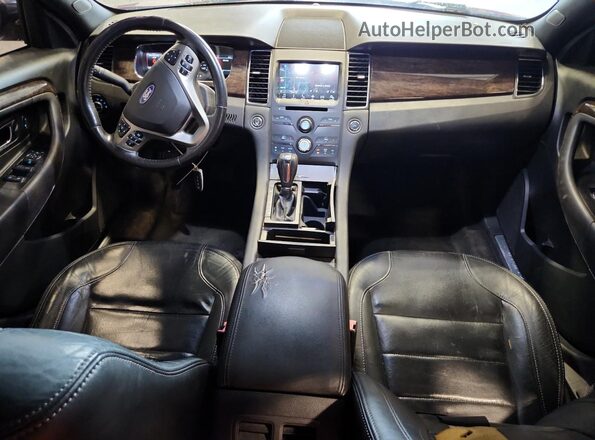 1FAHP2F82GG114046 2016 FORD TAURUS Red Вид панелі приладів