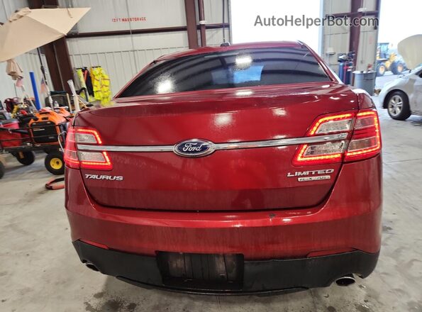 1FAHP2F82GG114046 2016 FORD TAURUS Red Вид ззаду