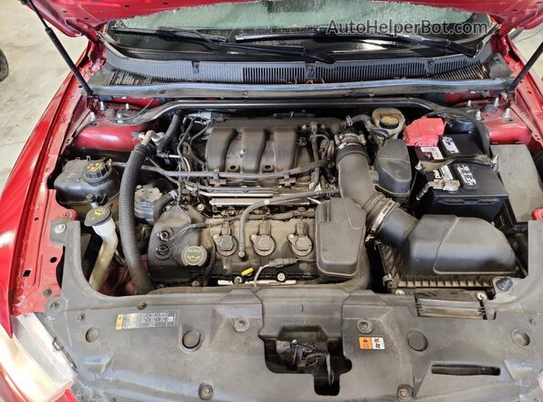 1FAHP2F82GG114046 2016 FORD TAURUS Red Вид задньої частини салону