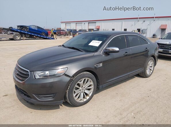 1FAHP2F82HG102481 2017 FORD TAURUS Gray Առջևի ձախ երեք քառորդ տեսարան