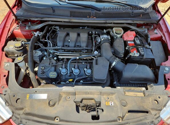1FAHP2F83GG114086 2016 FORD TAURUS Maroon Widok wnętrza z tyłu