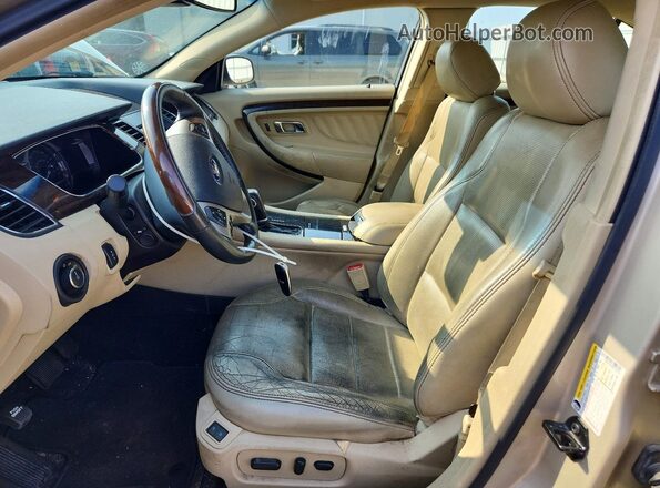 1FAHP2F83HG138776 2017 FORD TAURUS Tan Vista interior delantera