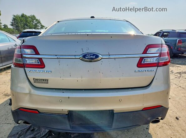 1FAHP2F83HG138776 2017 FORD TAURUS Tan Vista trasera