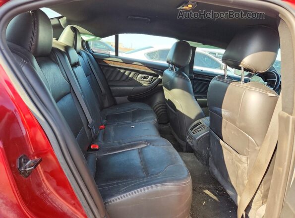 1FAHP2F8XGG136456 2016 FORD TAURUS Burgundy Widok tylnych siedzeń