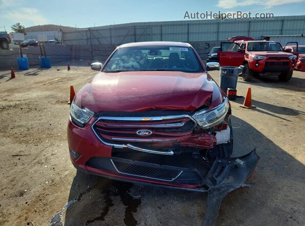 1FAHP2F8XGG136456 2016 FORD TAURUS Burgundy Widok z przodu