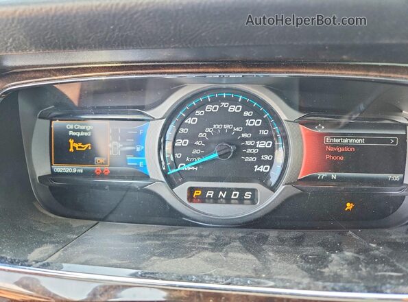 1FAHP2F8XGG136456 2016 FORD TAURUS Burgundy Widok zestawu wskaźników
