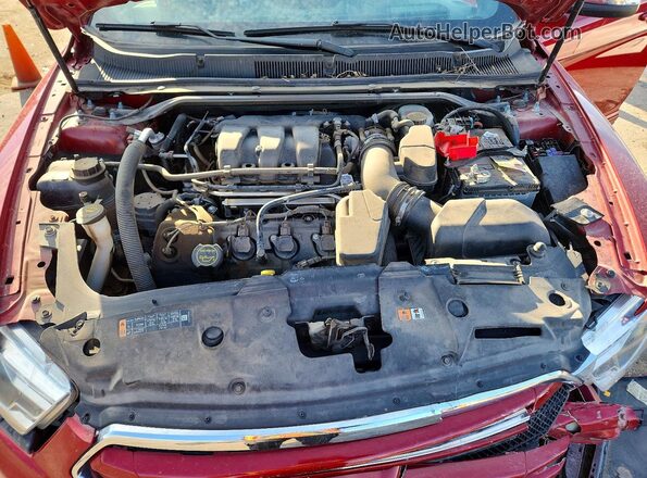 1FAHP2F8XGG136456 2016 FORD TAURUS Burgundy Widok wnętrza z tyłu
