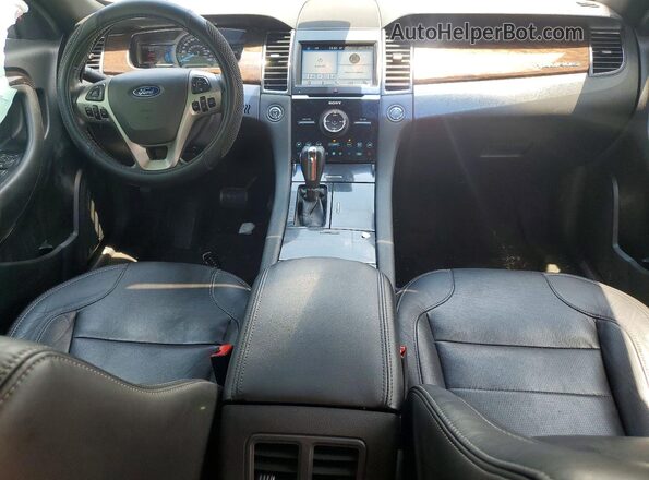 1FAHP2F98GG137386 2016 FORD TAURUS Black Вид панелі приладів