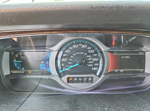 1FAHP2F9XHG126164 2017 FORD TAURUS Gray Սարքավորումների վահանակի տեսք