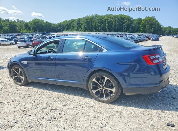 1FAHP2H8XGG100523 2016 FORD TAURUS Blue Հետևի ձախ