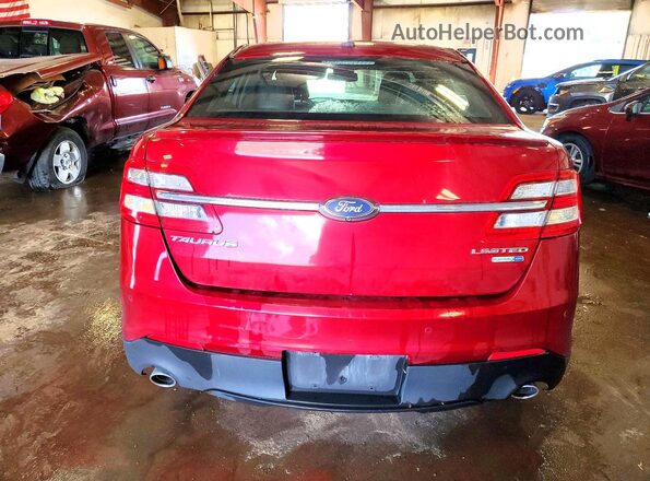 1FAHP2J84GG123693 2016 FORD TAURUS Красный Вид сзади