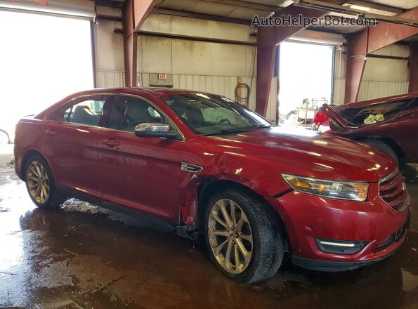 1FAHP2J84GG123693 2016 FORD TAURUS Красный Передняя правая четверть