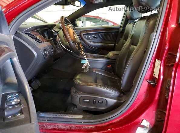 1FAHP2J84GG123693 2016 FORD TAURUS Красный Вид салона спереди