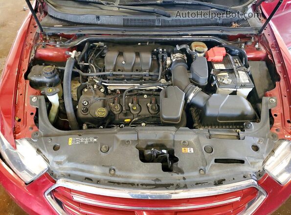 1FAHP2J84GG123693 2016 FORD TAURUS Красный Вид задней части салона