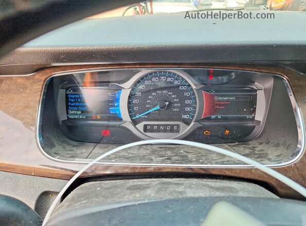 1FAHP2J87KG116049 2019 FORD TAURUS Серый Вид щитка приборов