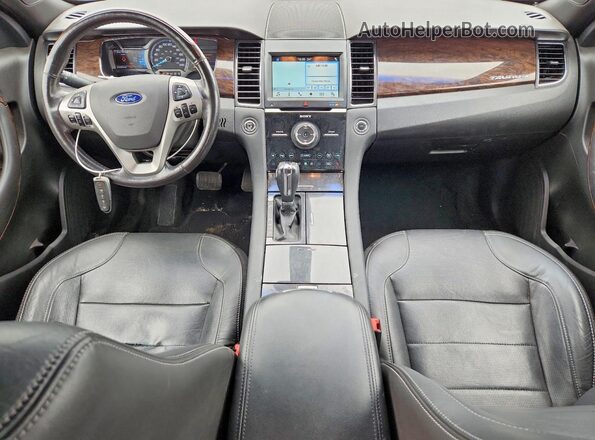 1FAHP2J89GG130221 2016 FORD TAURUS Black Առջևի վահանակի տեսք