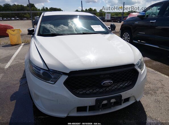 1FAHP2L8XHG100160 2017 FORD POLICE INTERCEPTOR White Вид спереду