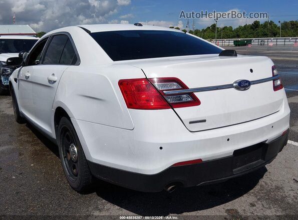 1FAHP2L8XHG100160 2017 FORD POLICE INTERCEPTOR White Задня ліва чверть