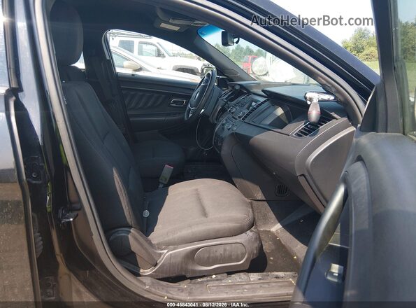 1FAHP2MK3HG135942 2017 FORD POLICE INTERCEPTOR Черный Вид салона спереди