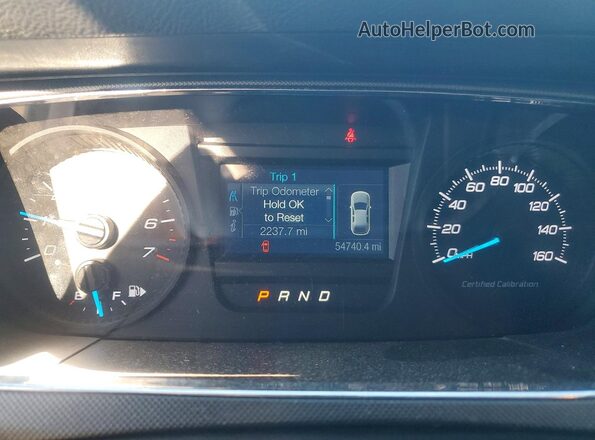 1FAHP2MK4HG133648 2017 FORD TAURUS White Սարքավորումների վահանակի տեսք