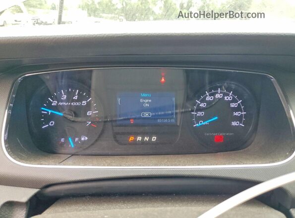 1FAHP2MK6KG112159 2019 FORD TAURUS Black Вид щитка приладів