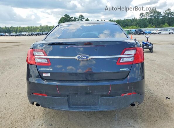 1FAHP2MKXJG123891 2018 FORD TAURUS Черный Вид сзади