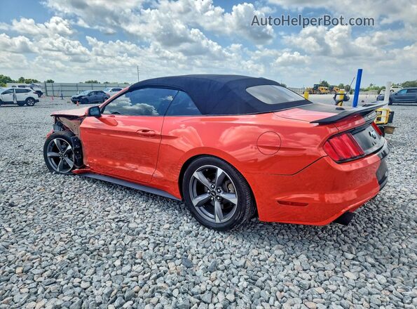 1FATP8EM0G5226870 2016 FORD MUSTANG Orange Rear left