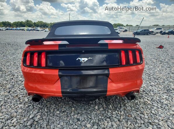 1FATP8EM0G5226870 2016 FORD MUSTANG Orange Rear view