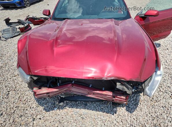 1FATP8EM4H5305587 2017 FORD MUSTANG Red Widok wnętrza z tyłu