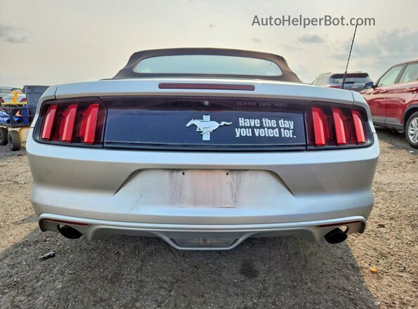 1FATP8EM5G5301174 2016 FORD MUSTANG Серебряный Вид сзади