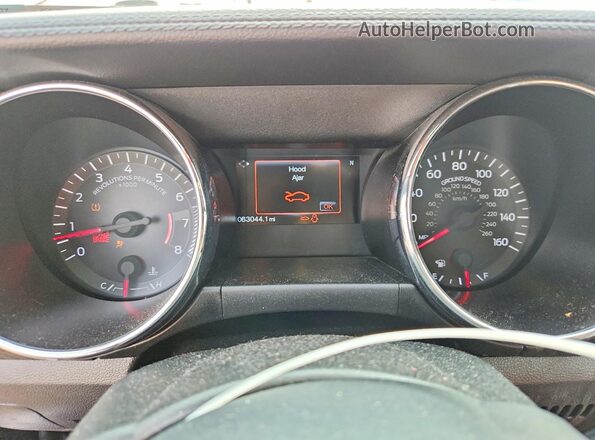 1FATP8EM5G5301174 2016 FORD MUSTANG Серебряный Вид щитка приборов